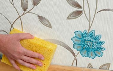 How to remove glue from wallpaper after drying? How to remove glue from wallpaper after drying?